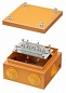 FSK31410 | Коробка ответвительная FS стальная с кабельными вводами, 150х150х80мм, 4р, 32A, 10мм2, IP55
